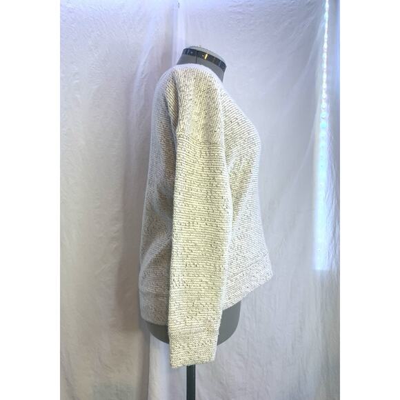 Lou & Grey for Loft Size Large Gray Marled Sweater Soft Knit Pullover - Picture 2 of 11